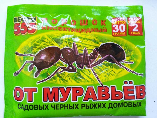 Веста 555 порошок-приманка для борьбы от садовых  и домашних муравьев 30г (1/120шт)