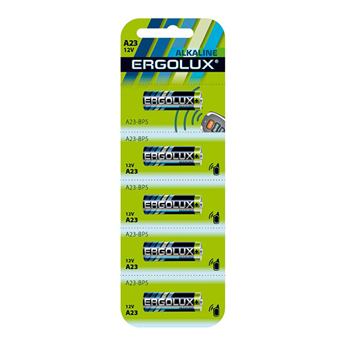 Э/п Ergolux LR23A (A23-ВР5, батарейка,12В) (5/60/480шт)