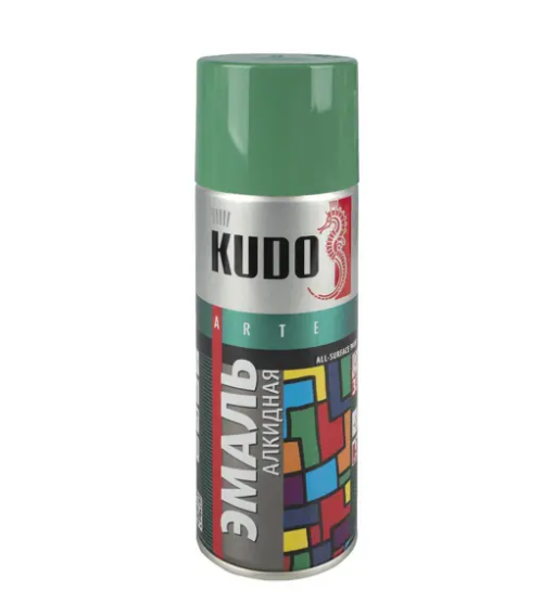 KU-1008 фисташковая эмаль универсал 520мл KUDO (1/12шт)