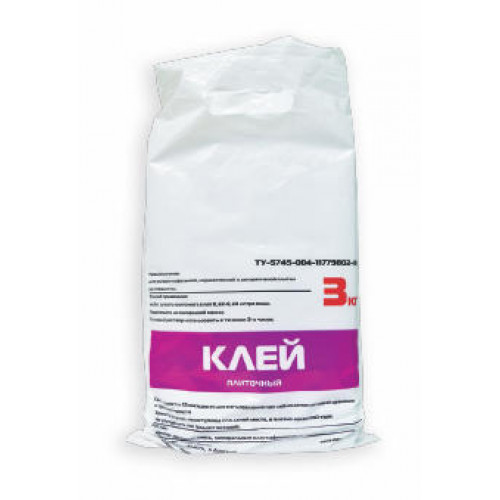 Клей плиточный "Стандарт" 3кг (Краснодар) (1/300шт)